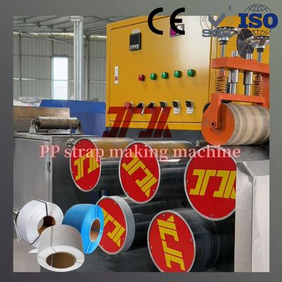 5-19mm PP Strap Plastic Packing Belt Extruder Making Production Line Con Avvolgitore Automatico