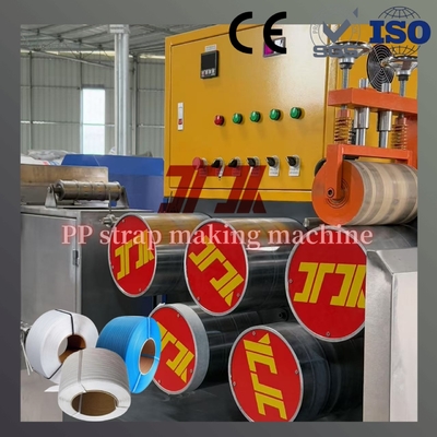 Macchina di estrussione 5-15 mm macchina di produzione ad alta velocità di nastri di fascia di PP linea di produzione di nastri di fascia di PP per 200-300 m/min