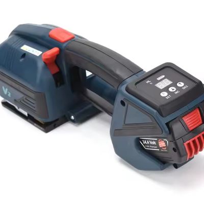 Macchina di rimorchiatura a mano senza fili da 13-19 mm in PET in plastica semiautomatica con batteria