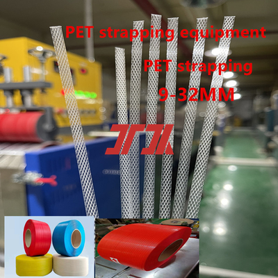 Estrusore di plastica PP 5-19 mm Linea di produzione reggetta in PP Attrezzatura per reggetta in PP con motore Siemens da 55KW