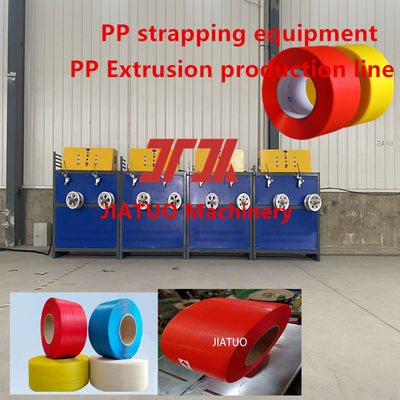 Estrusore di plastica PP 5-19 mm Linea di produzione reggetta in PP Attrezzatura per reggetta in PP con motore GUGAO da 55KW
