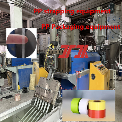 Apparecchiature per reggiatura in PP di alta qualità 5-15mm Linea di produzione per reggiatura in PP Aumenta la capacità produttiva di oltre il 40-50%