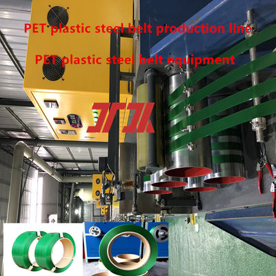 Linea di produzione reggetta PET con materiale riciclato al 100% con stampo e macchina di goffratura di precisione