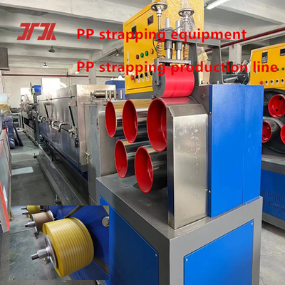 Linea di produzione di cinghie in PP 5-19 mm macchina di cinghia in PP servo avvolgente automatica
