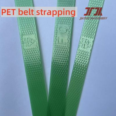 Factory Supply Plastic Polyester Strap Green Embossed Manuale PET Strapping Belt