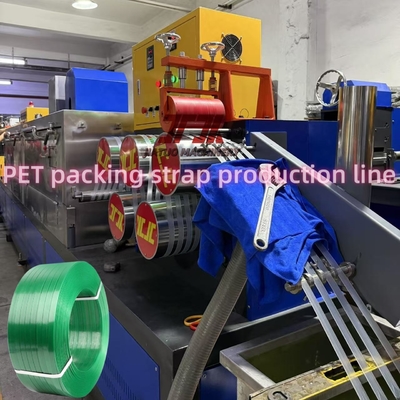 Linea di produzione automatica per reggette in PET da 120KW per applicazioni industriali con filtro da 3,5 m2