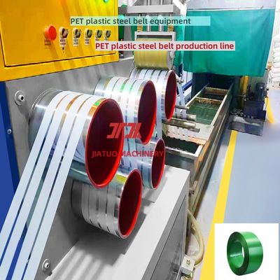 attrezzature per cinture di acciaio in plastica in PET, linea di produzione di cinture di acciaio in plastica in PET a vite singola con 80 maglie attrezzature per filtri in fibra chimica in PET