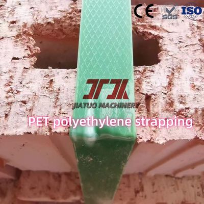 High-speed PET plastic steel strapping green PET strapping for handheld strapping machines