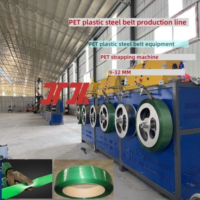 90 mm di vite PET Plastic Strap Making Machine PET Strap Production Line con controllo PLC