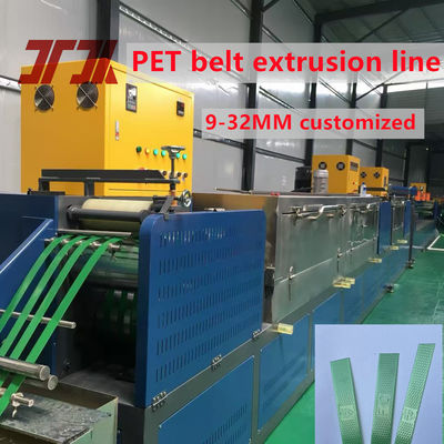 150m/min Velocità di esecuzione Pet Strap Making Machine Make Embossed PET Packing Belt With PLC Control