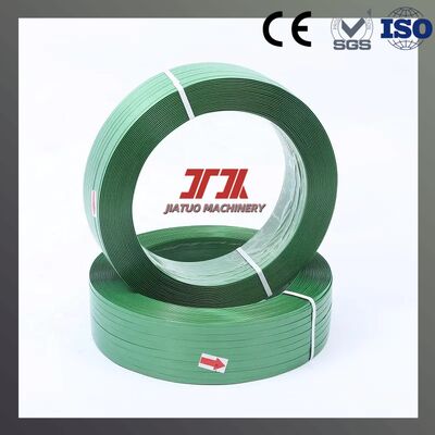 16 mm Green Smooth Polyester PET Strapping Resistenza alle intemperie Pallet Packing Belt Per Spedizioni