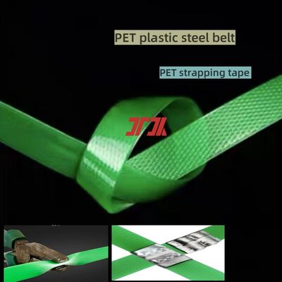PET Plastic Packing Strapping Band strapping PET nero ad alta velocità per l'uso in macchine pneumatiche