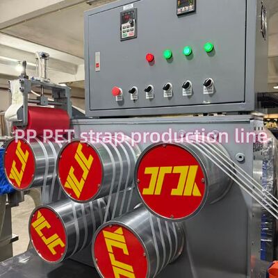 5-19mm PP Strap Plastic Packing Belt Extruder Making Production Line Con Avvolgitore Automatico