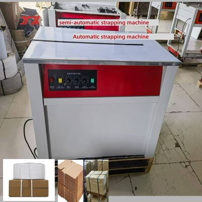 Macchine di imballaggio Semi-automatica Strapping Machine AC Motor Control Per PET PP Strap