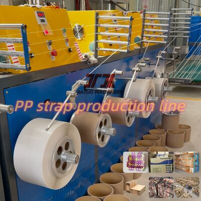 Macchinari per la produzione di reggette in PP da 5-19mm Linea di produzione reggette in PP con controllo PLC
