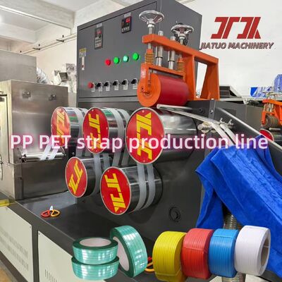 100kw Power PET Packing Strap Extruder Polyester Strap Making Machine con pompa di fusione da 100CC