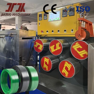 100kw Power PET Packing Strap Extruder Polyester Strap Making Machine con pompa di fusione da 100CC
