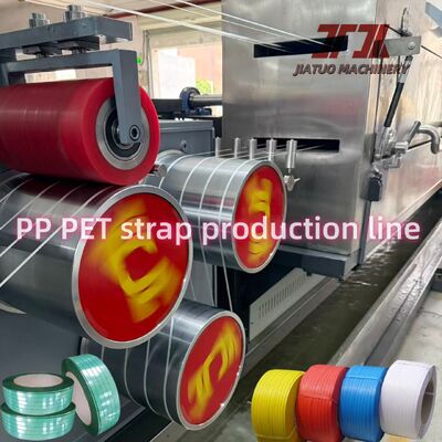 260 kg/h Pp Strap Making Machine Strap Packaging per scatole con cambio schermo non stop