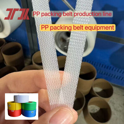Macchine per la fabbricazione di cinture in PP, attrezzature per cinture di imballaggio in PP da 5 mm con vite ad alta precisione