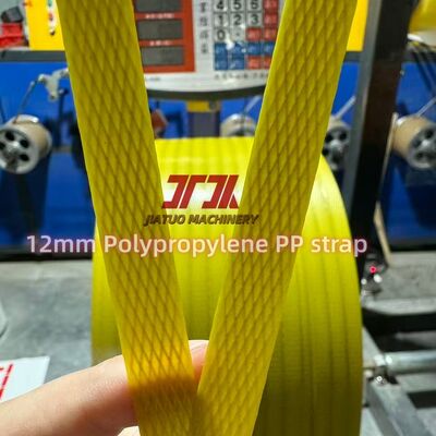 Linea di produzione per estrusione di reggette in plastica PP completamente automatica 230-260 kg/h con quattro cinghie e cambio filtro continuo