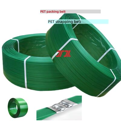 9-32 mm cintura di cintura in PET di plastica verde PET cintura di imballaggio ad alta velocità PP PET cintura di cintura