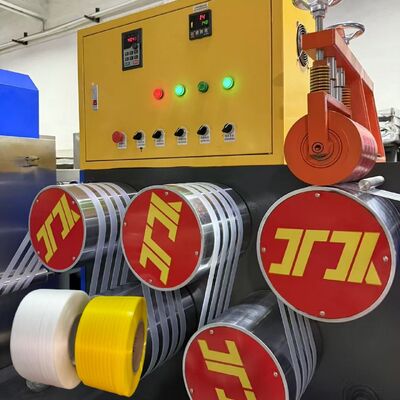 100KW PP Strapping Tape Making Machine Potenza personalizzabile e controllo PLC