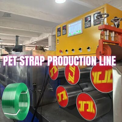 Linea di produzione automatica per nastri in PET a vite singola da 9-32 mm con riduttore GUOMAO
