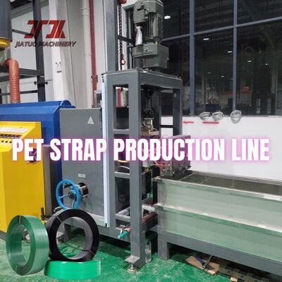 Linea di produzione automatica per nastri in PET a vite singola da 9-32 mm con riduttore GUOMAO