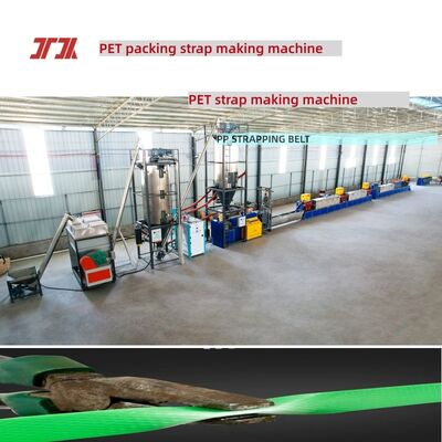 Reggiatrice in PET Attrezzatura per la produzione di reggette in PET ad alta velocità da 9–25 mm con sistema di controllo PLC