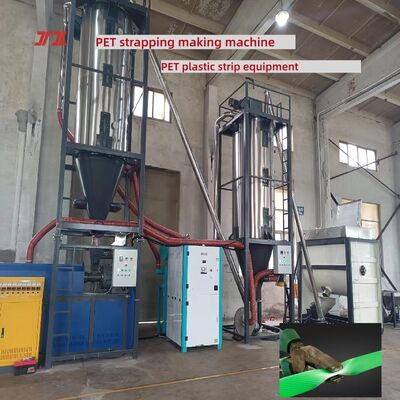 Reggiatrice in PET Attrezzatura per la produzione di reggette in PET ad alta velocità da 9–25 mm con sistema di controllo PLC