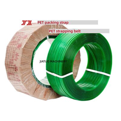 Cintura di imballaggio in PET da 9-25 mm, reggia in acciaio plastico PET, reggia di imballaggio in PET con frantumazione di materiale di bottiglia al 100%