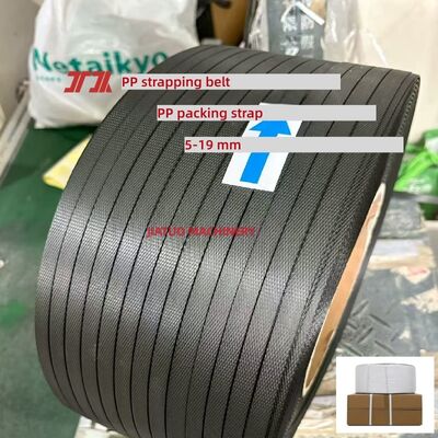Strappa di imballaggio in PP 5 ̊15 mm Strapping in PP bianco per la macchina di imballaggio automatica di fabbrica