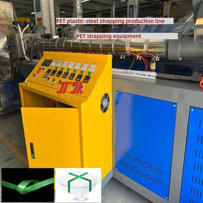 Macchine per la produzione di nastri di plastica 9-25 mm PET linea di produzione di strisce di acciaio di plastica Servo macchina di avvolgimento automatica