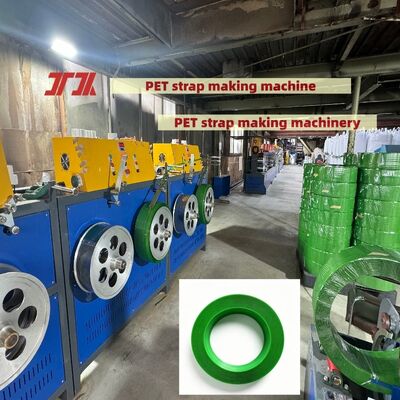 Equipaggiamento per la fabbricazione di cinghie in PET 16 mm Linea di produzione con sistema di controllo PLC