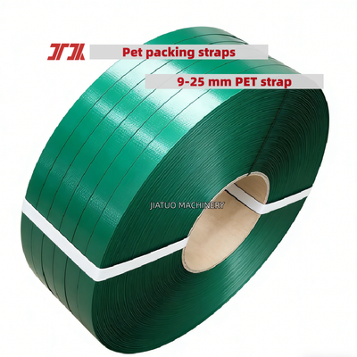 Cintura di imballaggio in PET verde ad alta velocità da 19 mm per attrezzi pneumatici