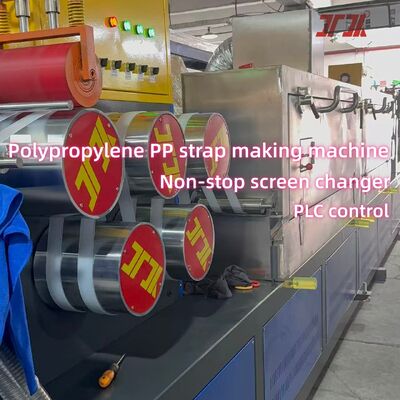Materiali riciclati utilizzare PP Strap Making Machine con cambio schermo automatico