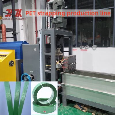 Linea di produzione di cinghie in PET ad alta velocità >150 m/min con avvolgitrice automatica
