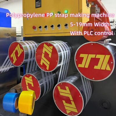 Macchina di produzione di cinghie in PP ad alta efficienza con controllo PLC e cambio schermo automatico 230-260 kg/h