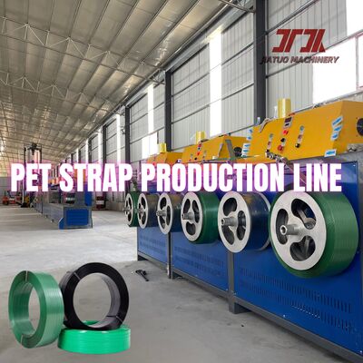 Linea di produzione di cinghie per nastri da imballaggio per animali domestici con velocità di 150 m / min Con avvolgitrice automatica