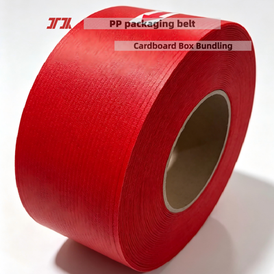 Cintura di imballaggio PET PP ad alta velocità cintura di imballaggio PP bianca 12 mm adatta per la macchina di imballaggio automatica