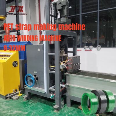 Linea di produzione di cinture di acciaio in PET in plastica a risparmio energetico per il confezionamento di merci pesanti con capacità 220-250 kg/h