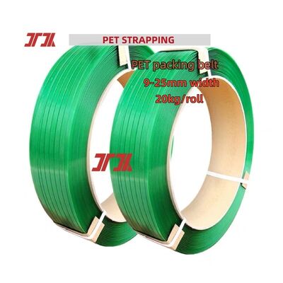 Cintura in acciaio plastica PET Cintura reggia in PET verde da 16 mm Reggia in PET per tendireggia pneumatica