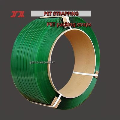 Cintura in acciaio plastica PET Cintura reggia in PET verde da 16 mm Reggia in PET per tendireggia pneumatica