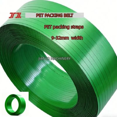 Strapaggio in PET verde PP Strapaggio in PET 12 mm Strapaggio in imballaggio in PET per la macchina pneumatica di strapaggio