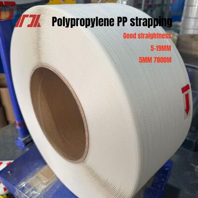 Cinturino di imballaggio in PP nuovo materiale 5mm cinghie di imballaggio in PP per macchine reggiatrici automatiche