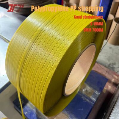Cinturino di imballaggio in PP nuovo materiale 5mm cinghie di imballaggio in PP per macchine reggiatrici automatiche