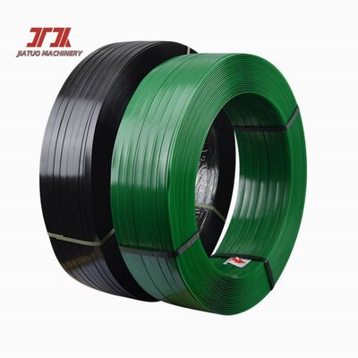 Cinghia per imballaggio in PET goffrato resistente alle intemperie di alta qualità, larghezza 9-32 mm, per macchine reggiatrici automatiche