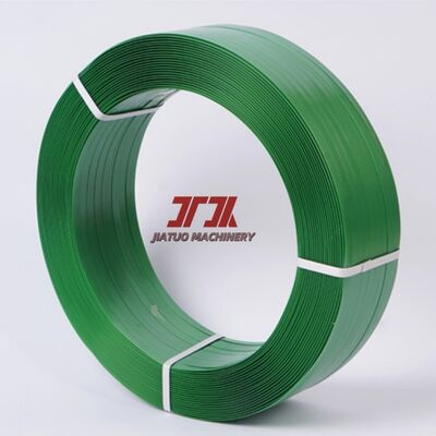 Cinghia per imballaggio in PET goffrato resistente alle intemperie di alta qualità, larghezza 9-32 mm, per macchine reggiatrici automatiche