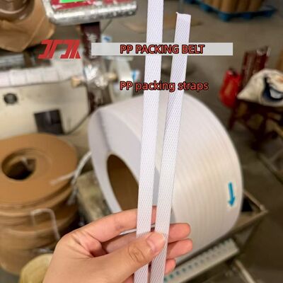 Cintura di imballaggio in PP trasparente da 15 mm, nastro in PP ad alta velocità, fascette in PP per macchine reggiatrici automatiche