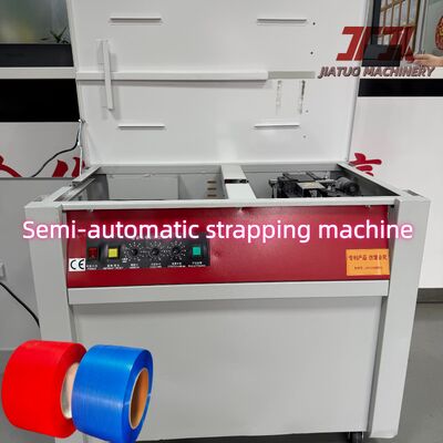 Macchina reggiatrice semi-automatica di alta qualità con tensione massima di 60 kg e velocità di reggiatura di 2,5 secondi/canale con contattore Schneider
